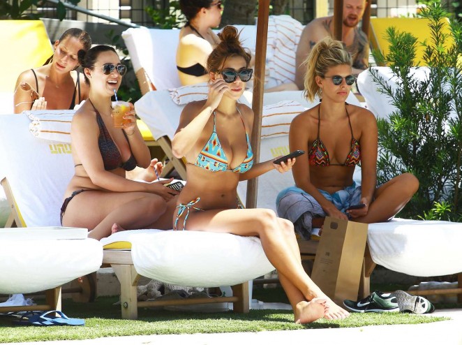 Devin Brugman and Natasha Oakley in Bikini in Miami