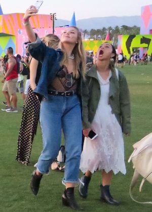 Devon Windsor and Rachel Hilbert - 2017 Coachella Music Festival in Indio