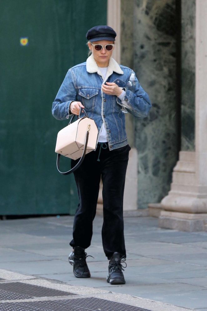 Diane Kruger - Heads to the gym in New York City