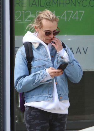 Diane Kruger in out in NYC