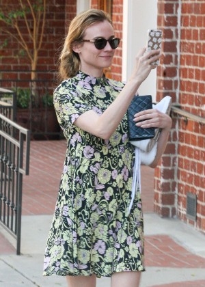 Diane Kruger in Short Dress out in Beverly Hills