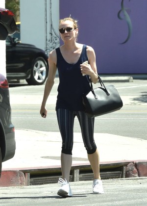 Diane Kruger in Tight Leggings out in West Hollywood
