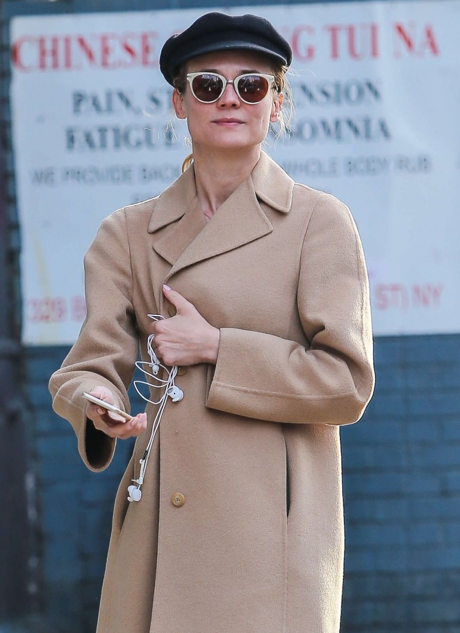 Diane Kruger out and about in New York