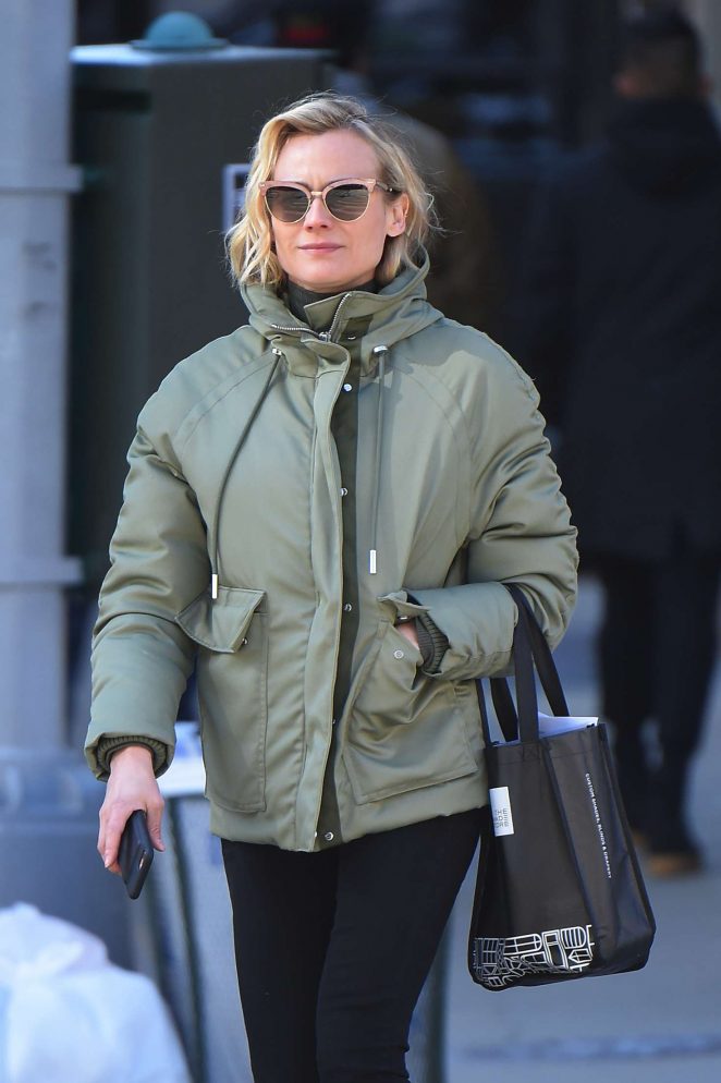 Diane Kruger out in Soho