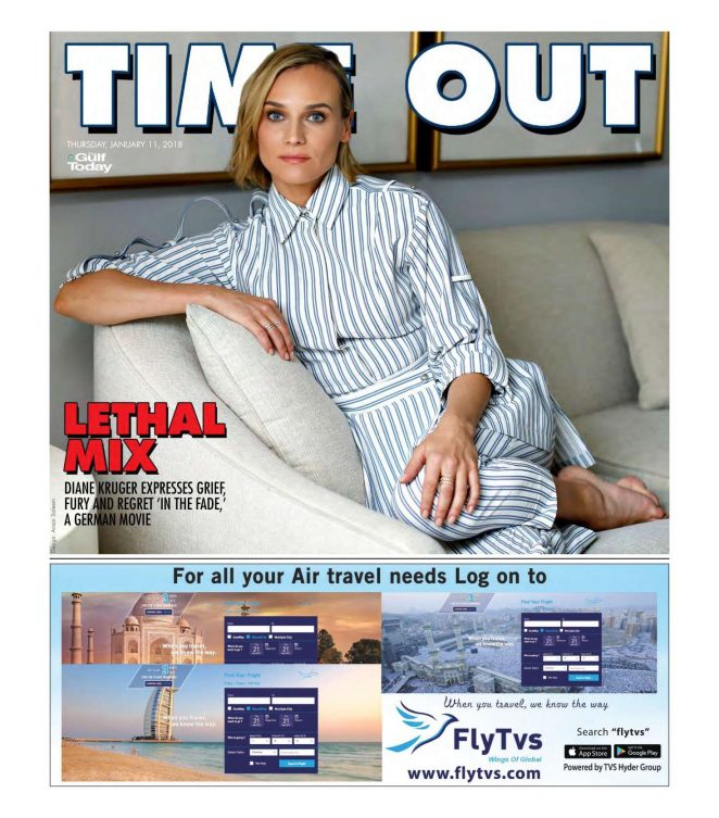 Diane Kruger - Time Out Magazine (January 2018)