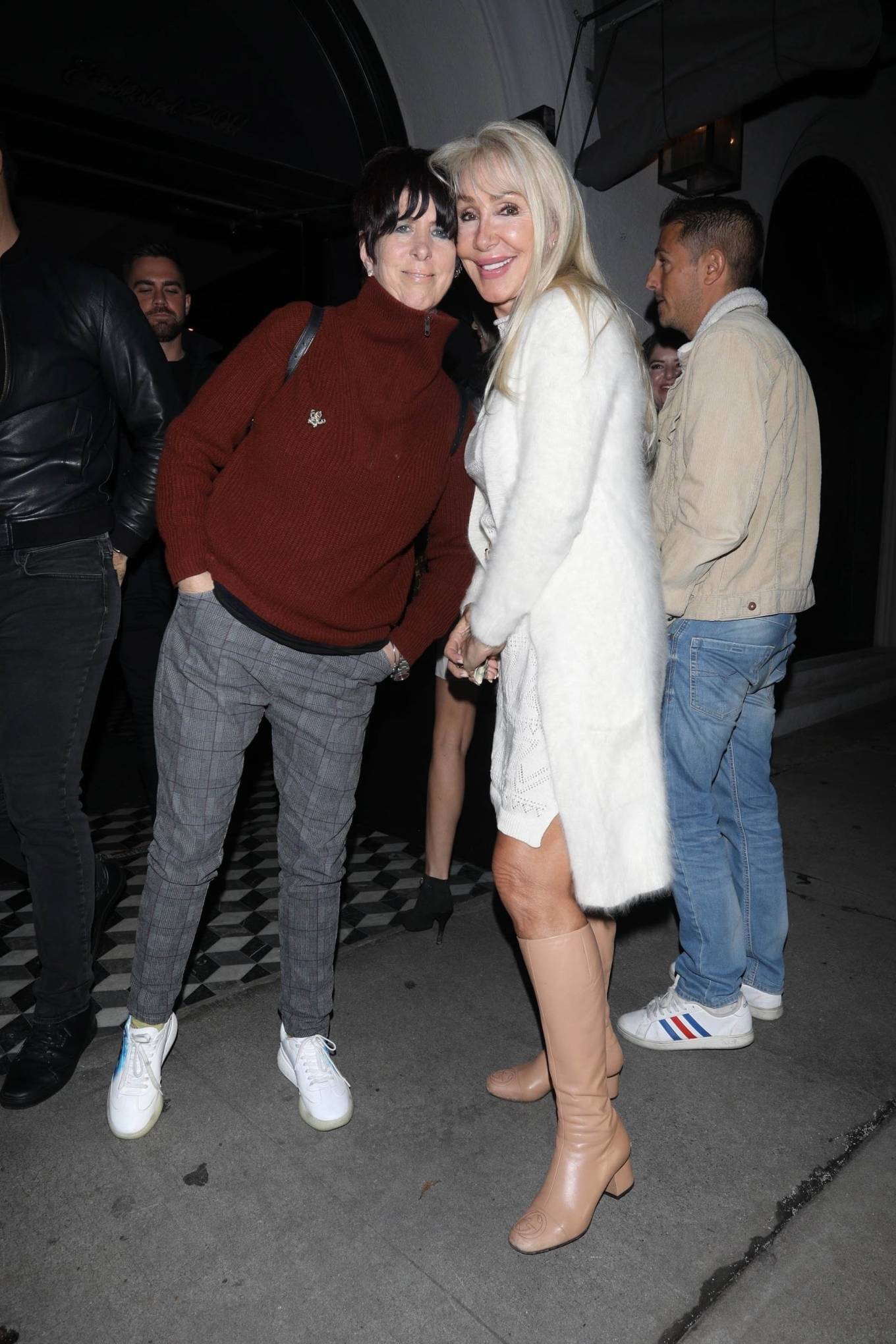 Diane Warren - Night out at Craig's Restaurant in West Hollywood