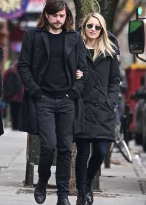 Dianna Agron and Winston Marshall out in New York