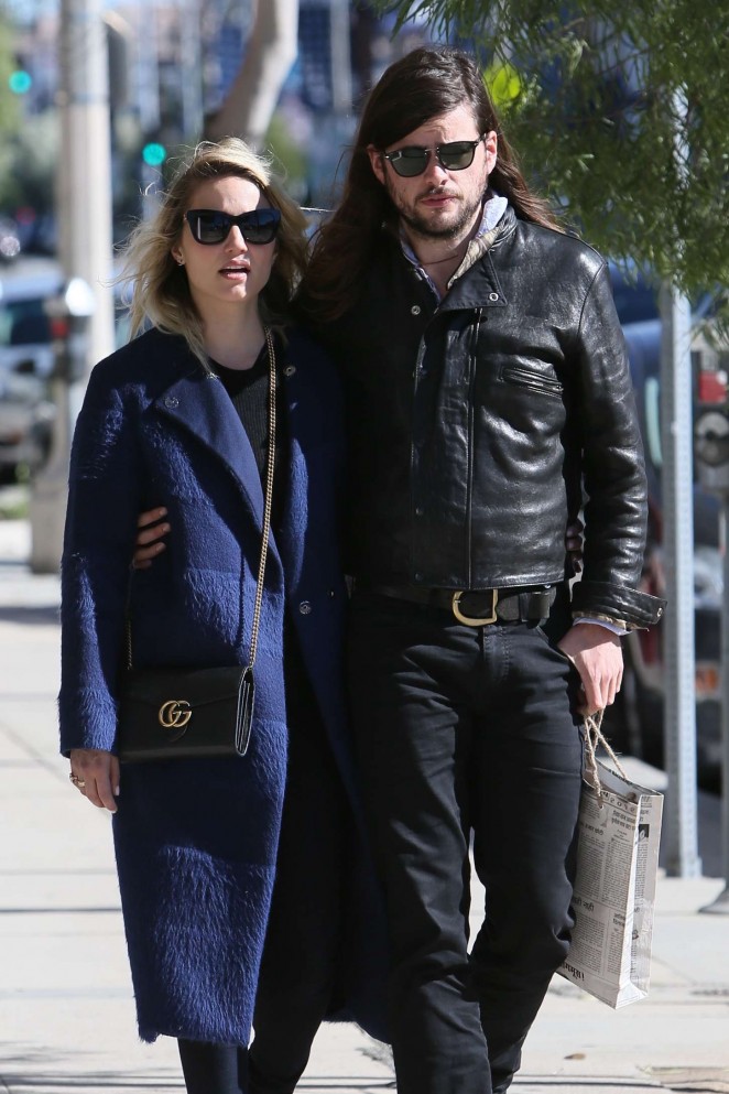 Dianna Agron and Winston Marshall Shopping in LA