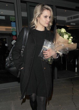 Dianna Agron - Leaving St James Theatre in NYC