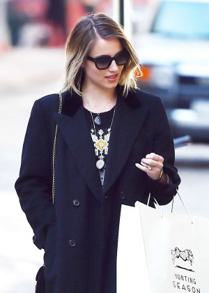 Dianna Agron Shopping in New York City
