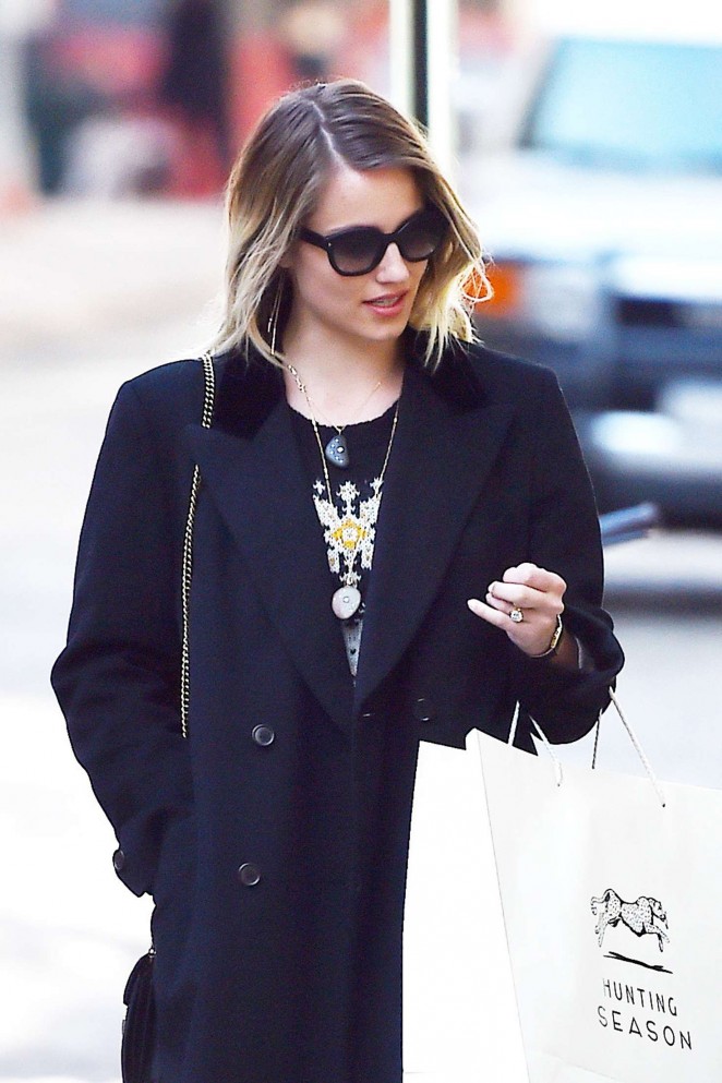 Dianna Agron Shopping in New York City