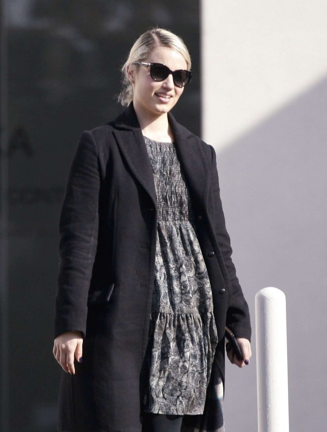 Dianna Agron - Visiting the Kohn Gallery in Los Angeles