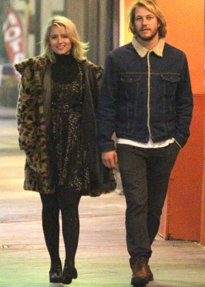 Dianna Agron With her Boyfriend Out in LA
