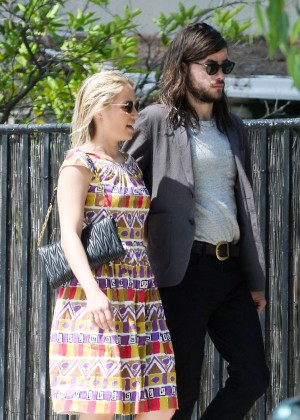 Dianna Agron with Winston Marshall Out in West Hollywood