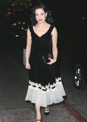 Dita Von Teese - Leaving an event at The Chateau Marmont in LA