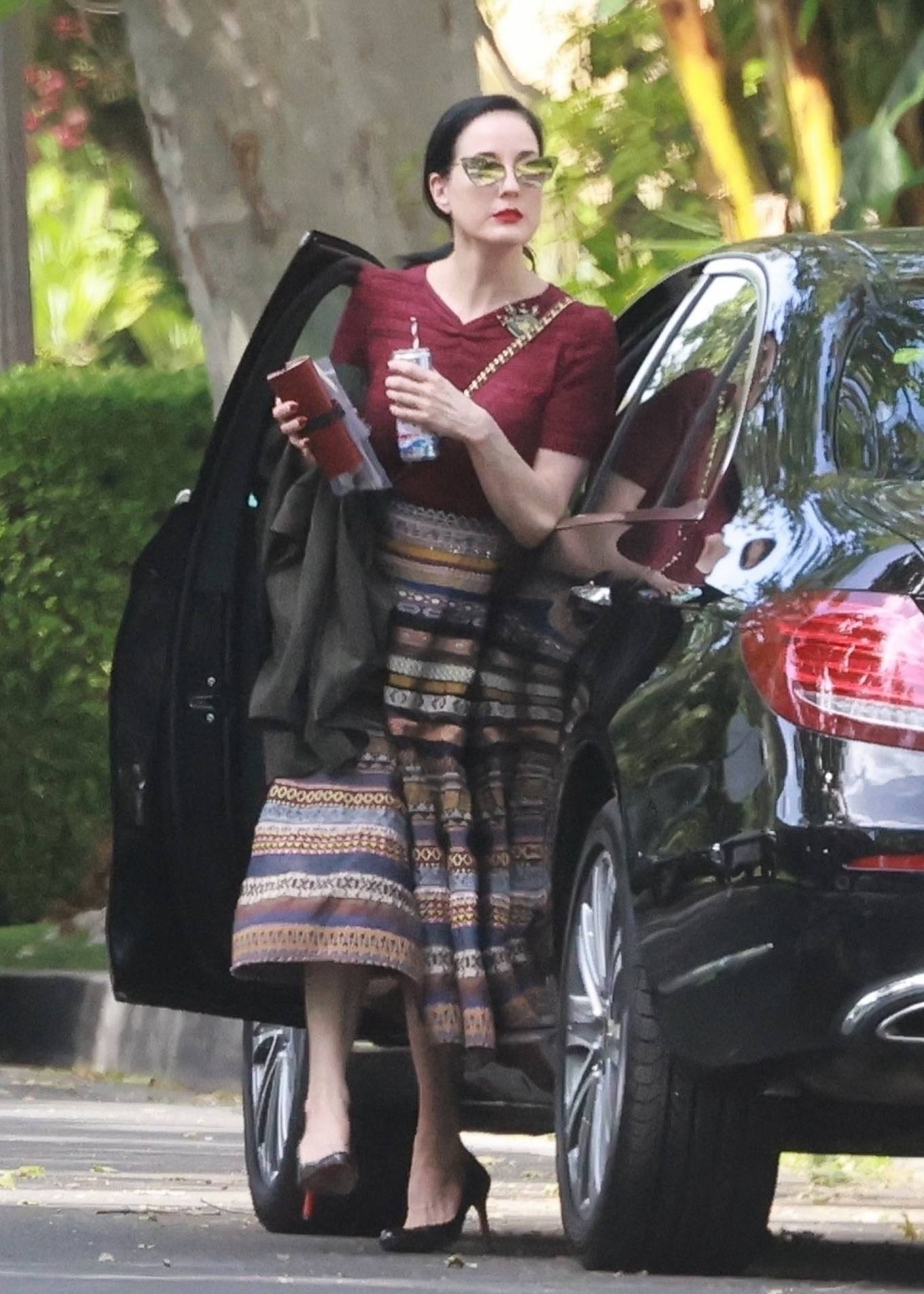 Dita Von Teese 2022 : Dita Von Teese – Out for lunch in Los Angeles-04