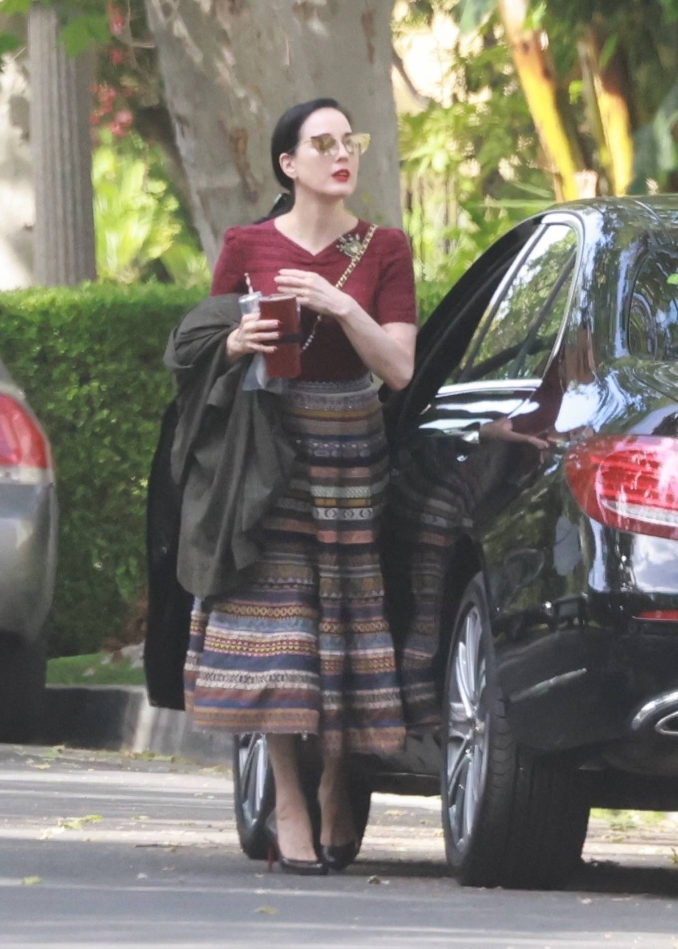 Dita Von Teese 2022 : Dita Von Teese – Out for lunch in Los Angeles-10