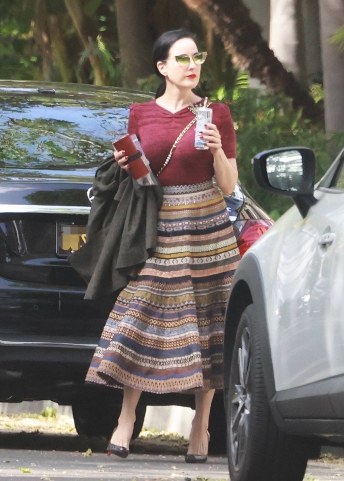 Dita Von Teese 2022 : Dita Von Teese – Out for lunch in Los Angeles-14