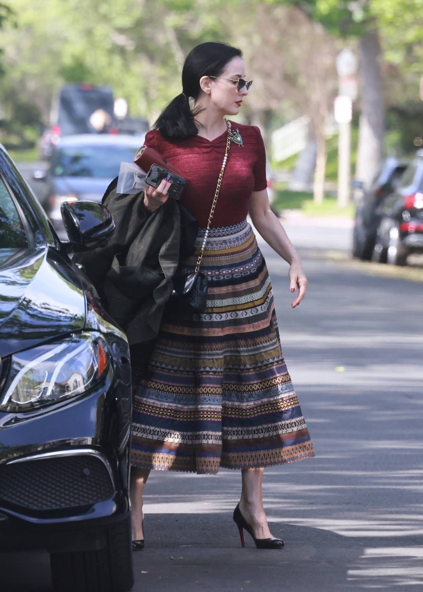 Dita Von Teese 2022 : Dita Von Teese – Out for lunch in Los Angeles-15