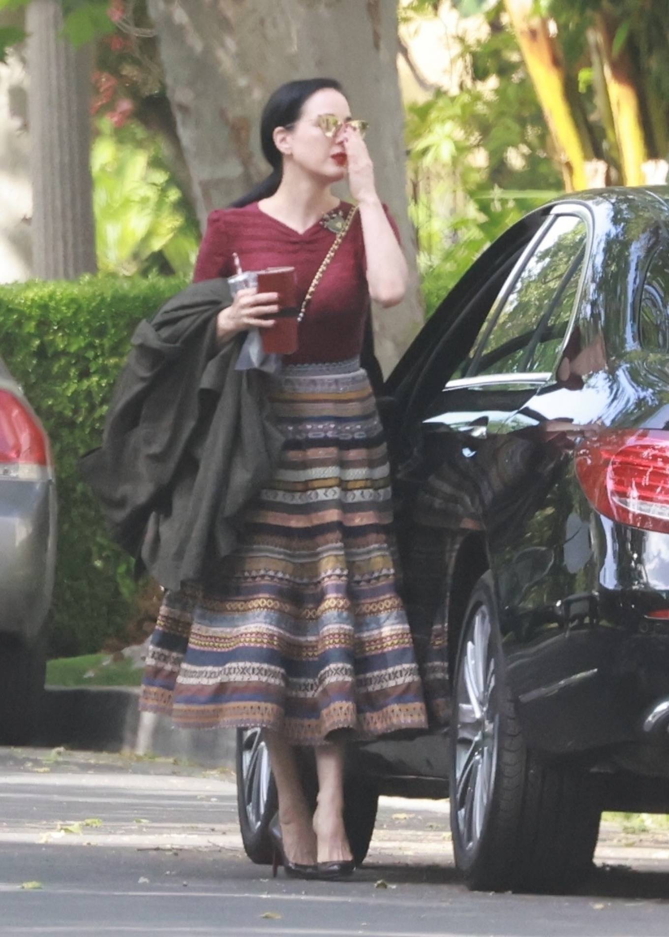 Dita Von Teese 2022 : Dita Von Teese – Out for lunch in Los Angeles-16
