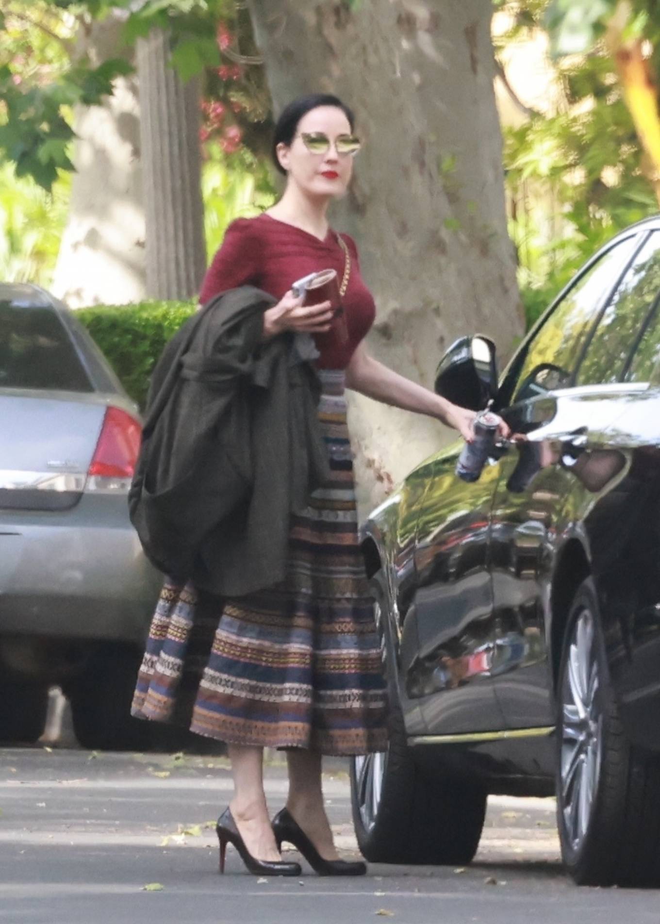 Dita Von Teese 2022 : Dita Von Teese – Out for lunch in Los Angeles-19