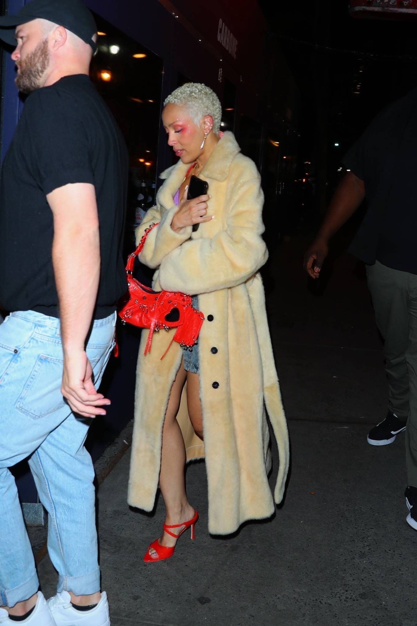 Doja Cat - Seen on a night out at Carbone in New York City