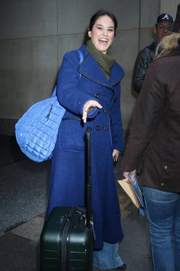 Donna Farizan - Arriving at NBC's Today Show in New York