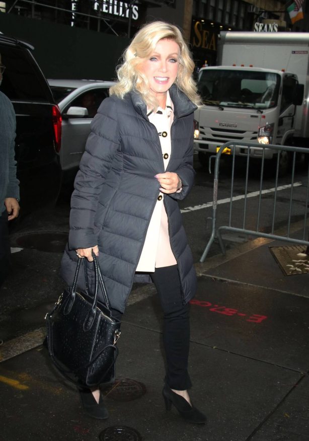 Donna Mills - Seen at NBC's Today Show in New York