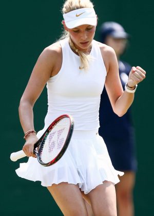 Donna Vekic - 2018 Wimbledon Tennis Championships in London Day 5