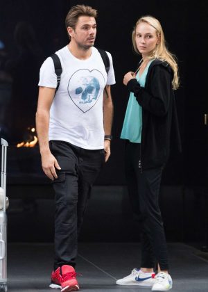 Donna Vekic and Stanislas Wawrinka - Out in New York