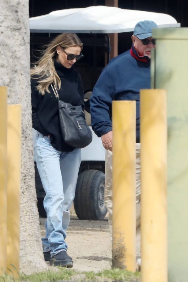 Dorit Kemsley - Seen at the horse stables in Los Angeles