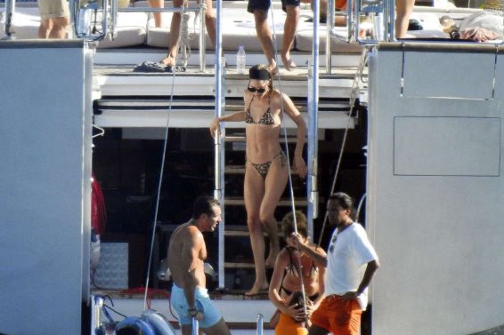 Doutzen Kroes - On a yacht in Ibiza