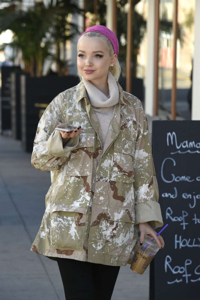 Dove Cameron at a Lunch in Los Angeles
