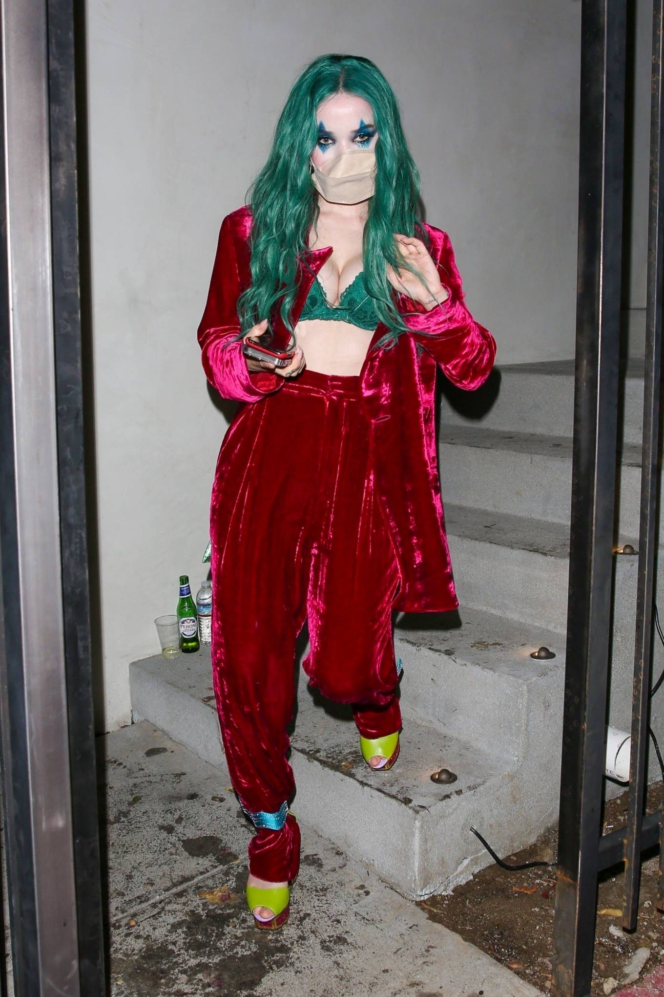 Dove Cameron 2021 : Dove Cameron – leaves a Halloween party in Hollywood-05