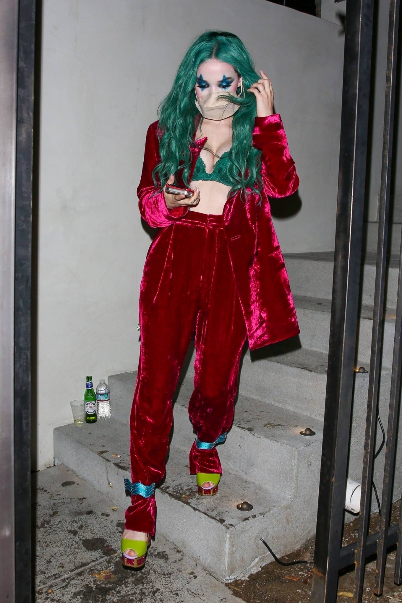 Dove Cameron 2021 : Dove Cameron – leaves a Halloween party in Hollywood-09