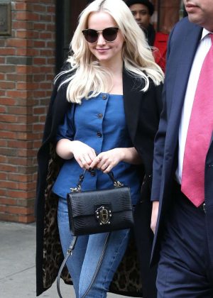 Dove Cameron out in NYC