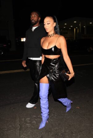 Draya Michele - Arrives to Kanye West’s 'Jeen-yuhs' Documentary viewing in Hollywood