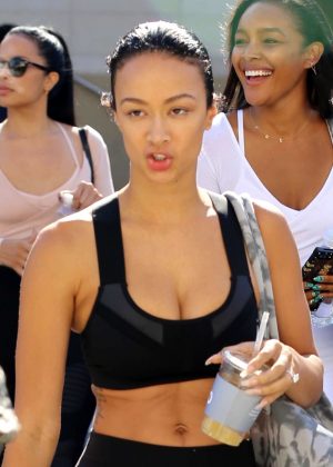Draya Michele Leaving a yoga class in Beverly Hills