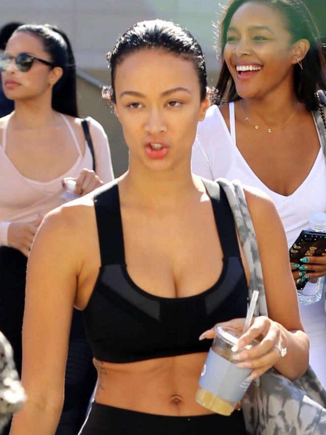 Draya Michele Leaving a yoga class in Beverly Hills