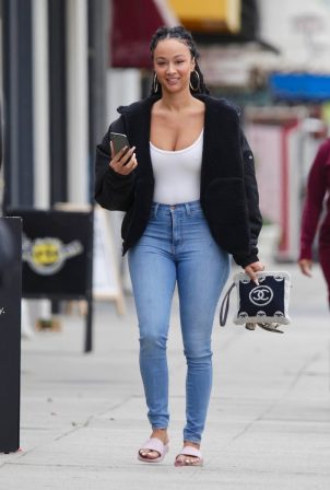 Draya Michele - Out for a lunch in Studio City