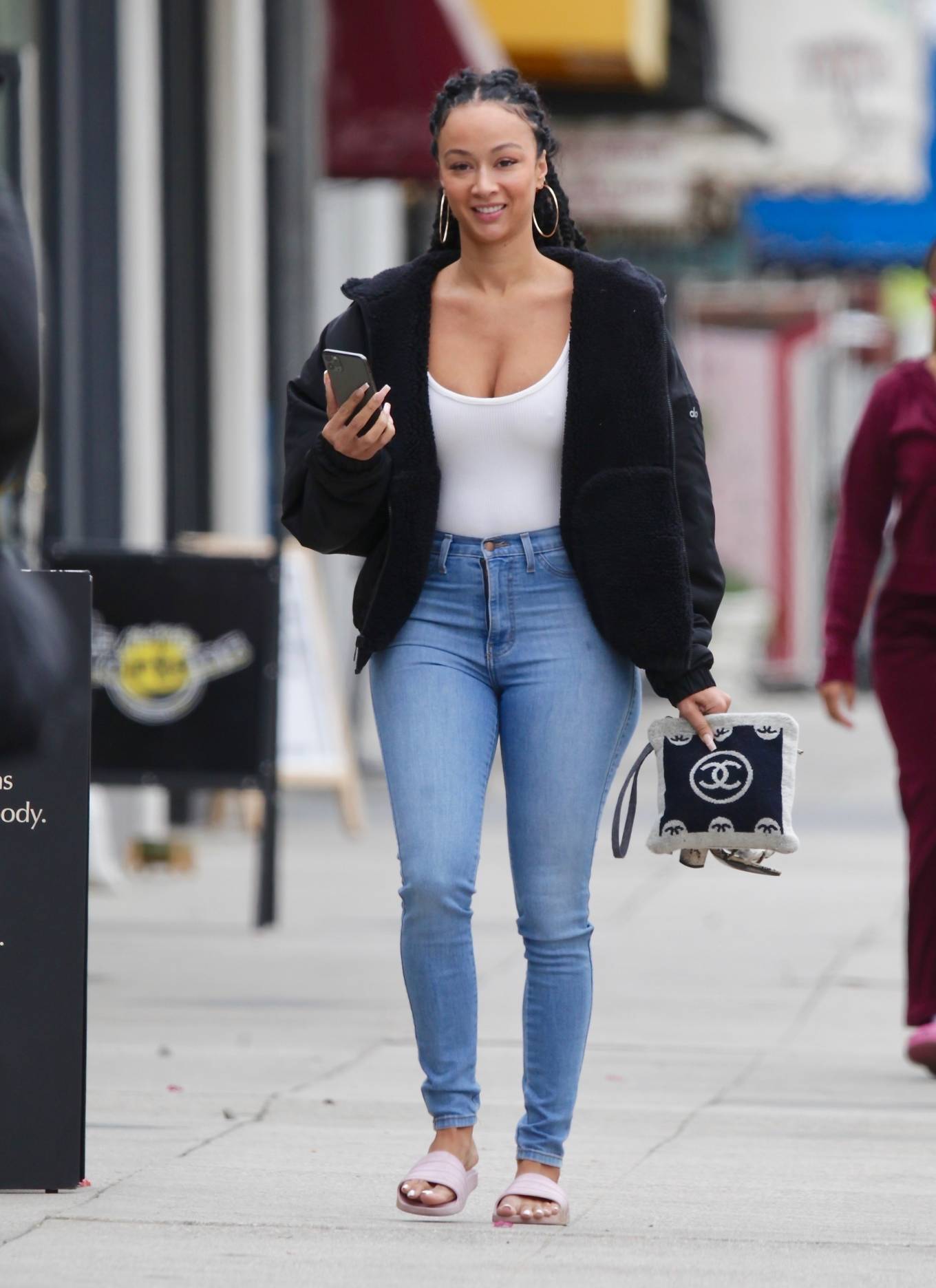 Draya Michele 2021 : Draya Michele – Out for a lunch in Studio City-02