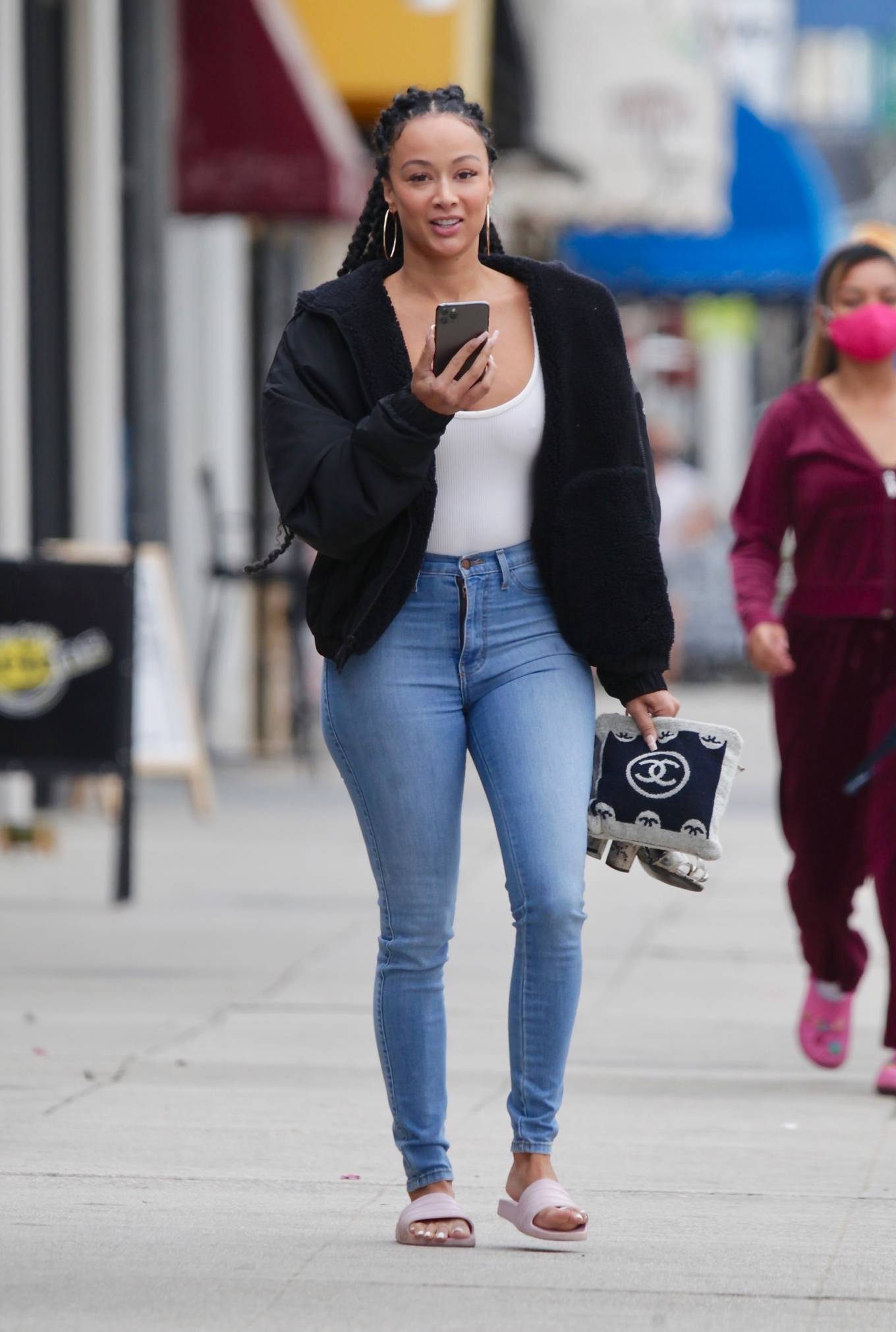 Draya Michele 2021 : Draya Michele – Out for a lunch in Studio City-13