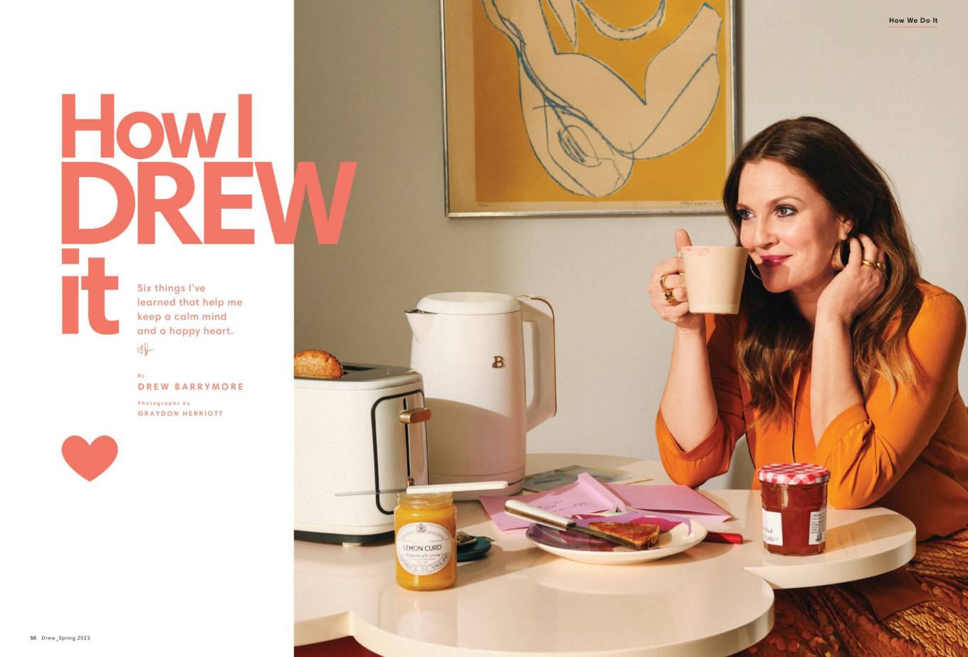 Drew Barrymore 2023 : Drew Barrymore – Drew Magazine – Spring 2023-04