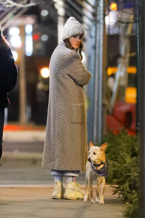 Drew Barrymore - Is seen on her birthday in New York
