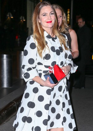 Drew Barrymore out in New York City