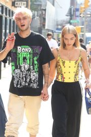 Dua Lipa and Anwar Hadid - Out and about in New York
