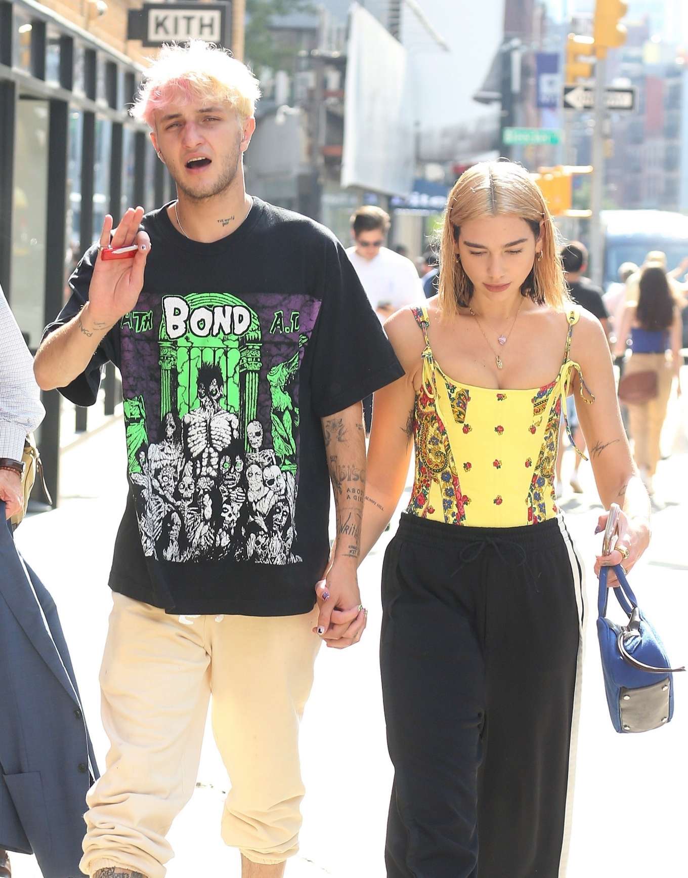 Dua Lipa and Anwar Hadid - Out and about in New York