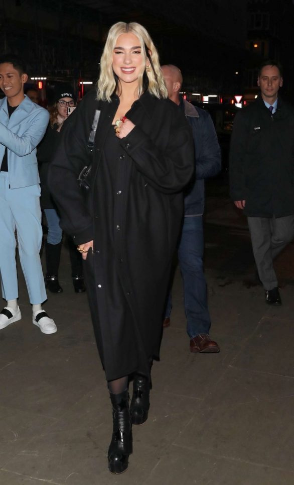 Dua Lipa - Arrives at the BBC's The One Show in London