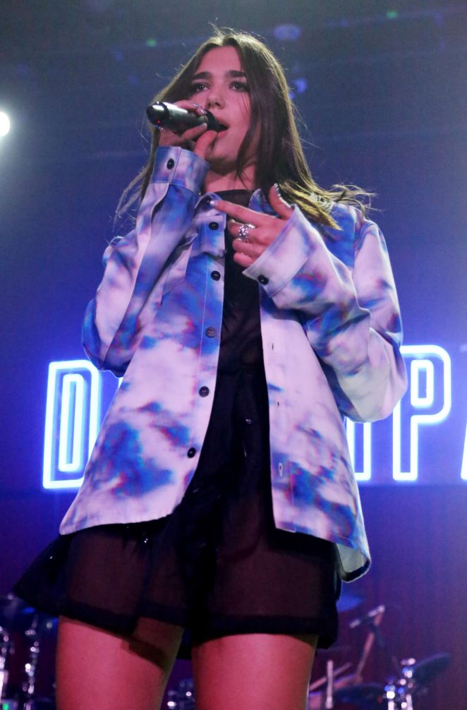 Dua Lipa - Performs live at Belasco Theater in Los Angeles
