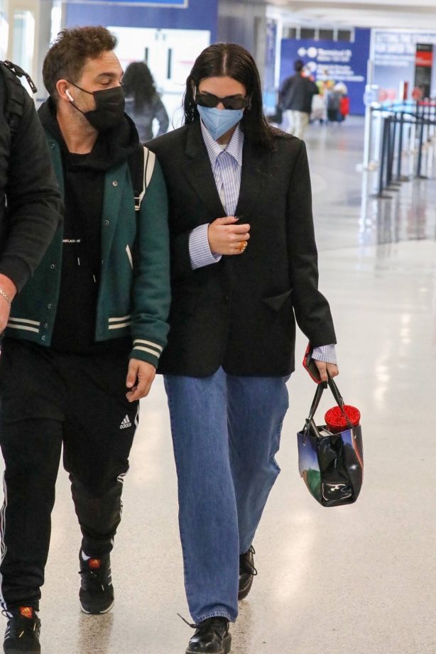 Dua Lipa - Pictured at LAX in Los Angeles
